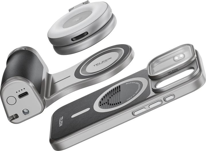 Actual product image Telesin Master Grip For iPhone 17 Pro - Creator Combo