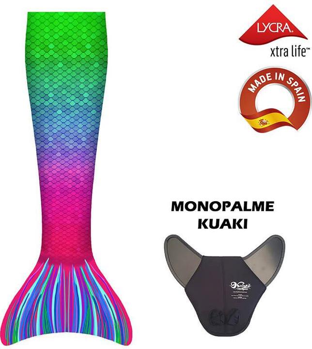 Kuaki Mermaids Costume da sirena con monopalma