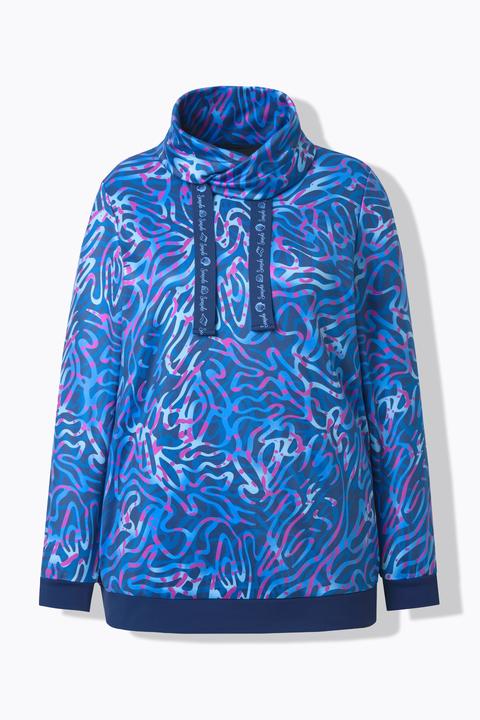 Produktbild Ulla Popken Sweatshirt, Stehkragen, Langarm, recycelt (60)