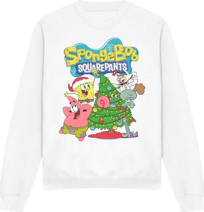 Immagine prodotto Spongebob Squarepants Felpa Albero di Natale Adulto Unisex (S)