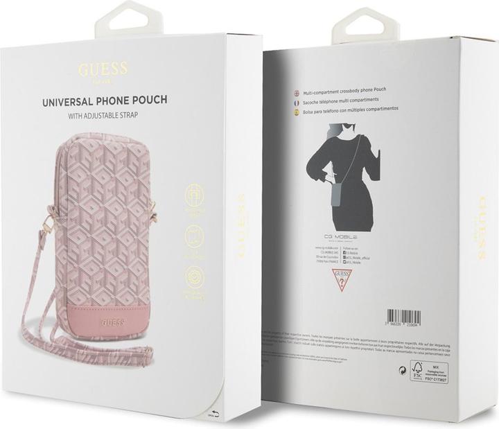 Image du produit Guess Torebka GUWBZPGCSPGP różowy/pink Zip GCube Bottom Stripe