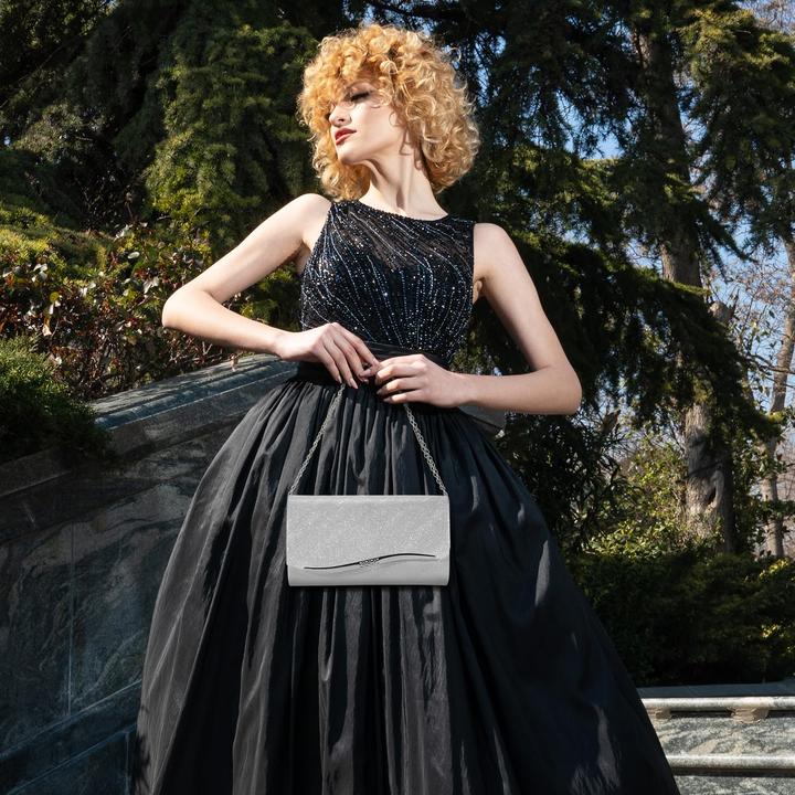 Produktbild Only-Bags.Store Abendtasche, Modische Handtasche, Elegante Hochzeitstasche, Kettenumschlagtasche