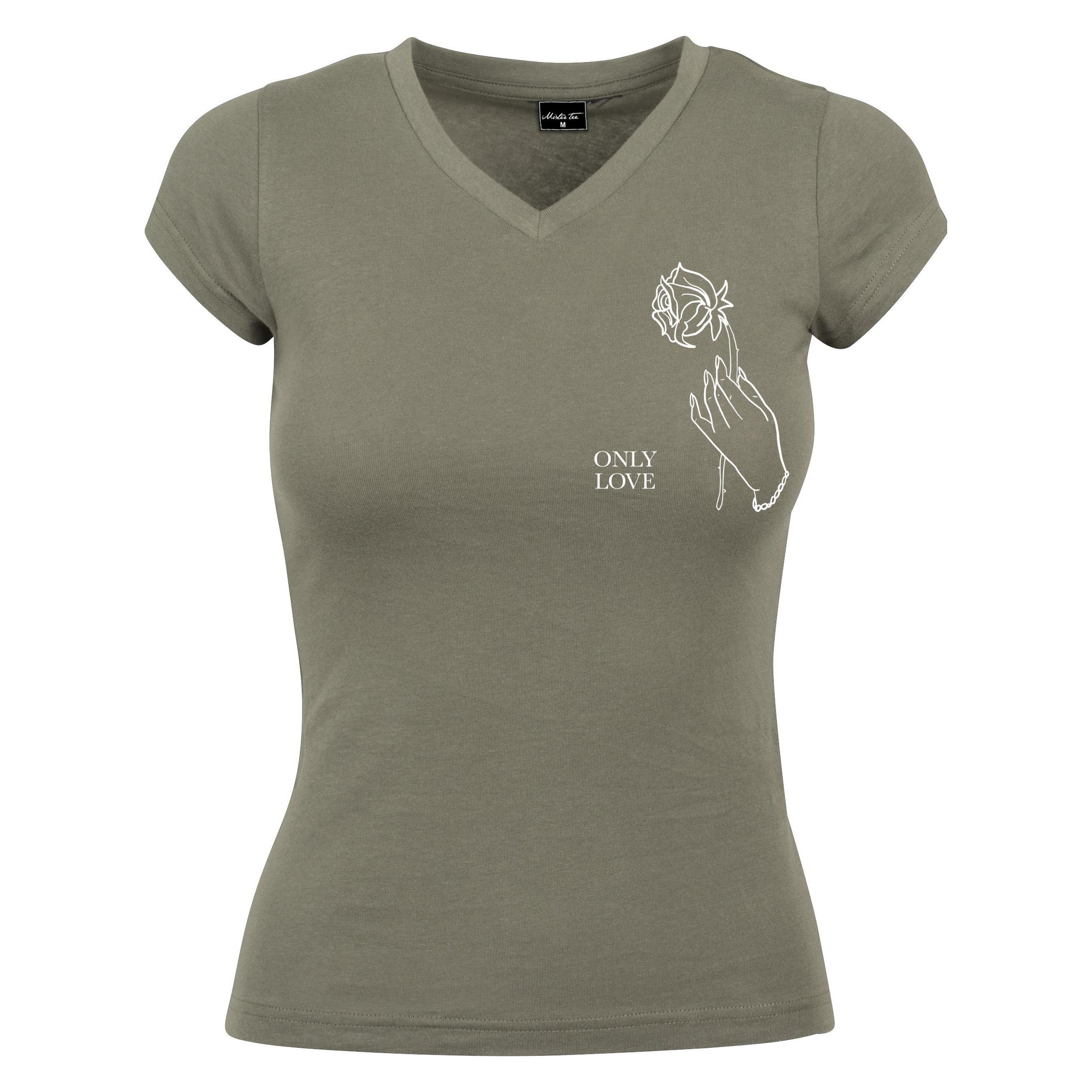 Mister Tee, Herren, Shirts, MisterTee Ladies Only Love Tee - 170447, Grün, (Xl)