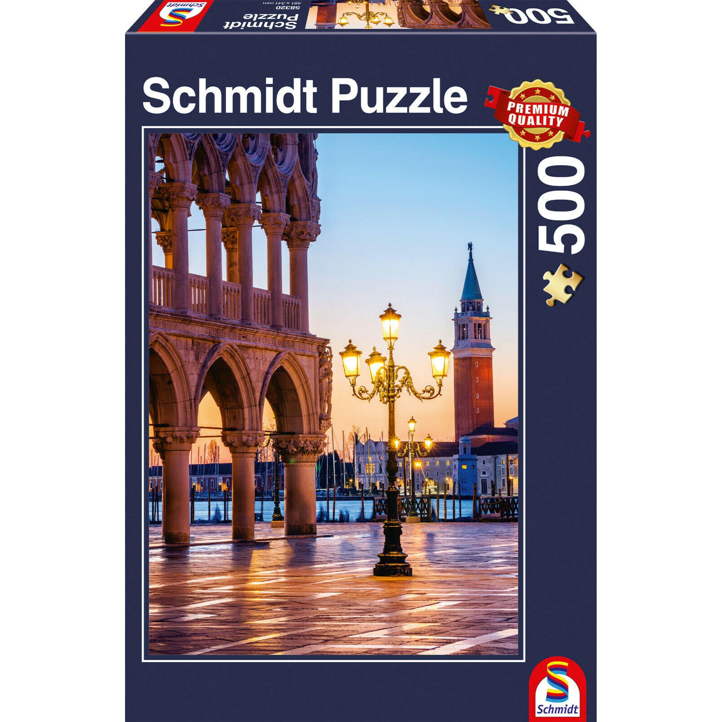 Schmidt Spiele Ein Abend auf der Piazzetta Venedig 500 Teile (500 Teile)