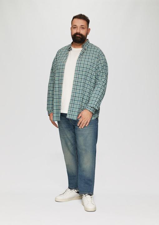 Immagine prodotto S.Oliver Hemd Hemd mit Button-Down-Kragen aus Baumwollstretch (5XL)