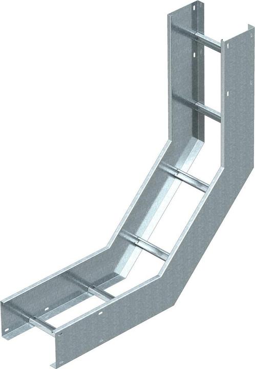 Actual product image OBO Bettermann Vertr Bend 90 degrees rising WLBS 90 166 FT (421.64 cm)
