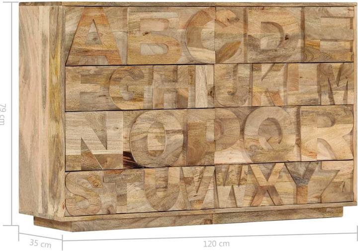 Immagine prodotto VidaXL Credenza (120 x 35 x 79 cm)