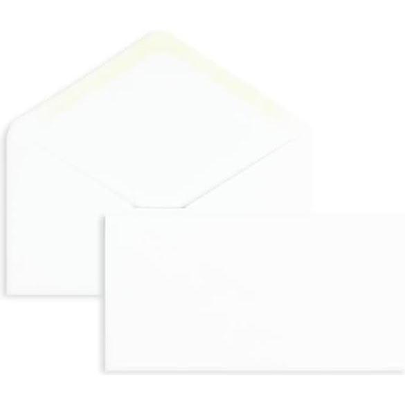 Thumbnail - Blanke, Briefumschlag, Briefumschläge 106x206mm 90g/qm gummiert VE=1000 Stück weiss (1000 x)