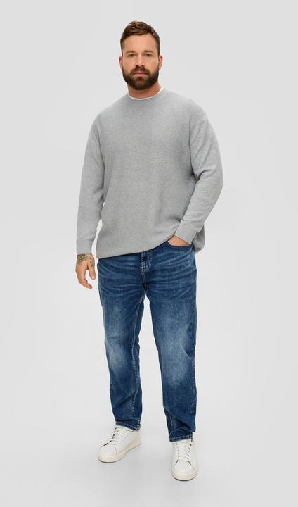 Immagine prodotto s.Oliver Strickpullover Strickpullover mit Waffelpiqué-Muster (5XL)