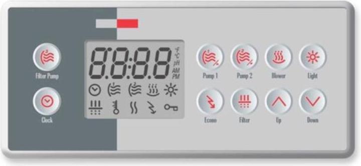 Immagine prodotto Gecko Covers Pannello di controllo TSC-4-10K-GE1 con sovrimpressione