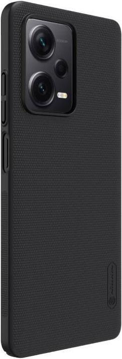 Produktbild Nillkin Super Frosted Shield case for Xiaomi Redmi Note 12 Pro+ cover + phone stand black (Xiaomi Redmi Note 12 Pro+ 5G)
