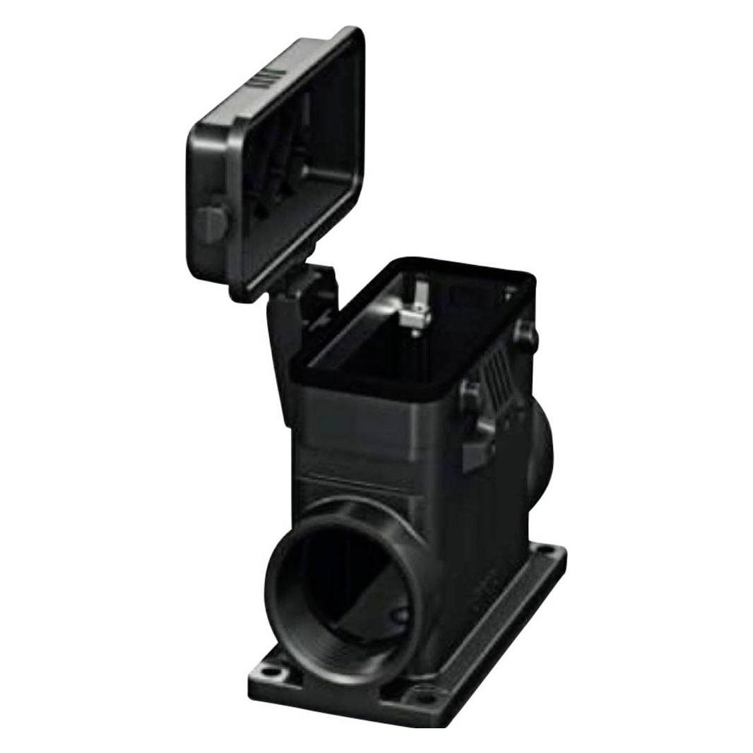 Phoenix Contact 1421366 HC-EVO-B16-SHFDC-2SSM32-PLRBK Sockelgehäuse 1 St., Elektronikkabel + Stecker, Schwarz