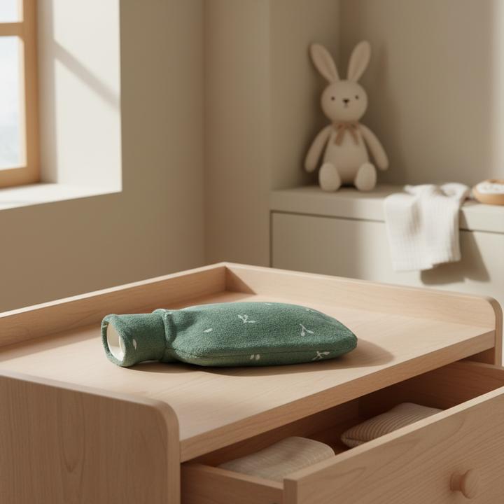 Produktbild Zewi Gummibettflasche mit Frotteeüberzug (0.80 l, Bettflasche mit Bezug)