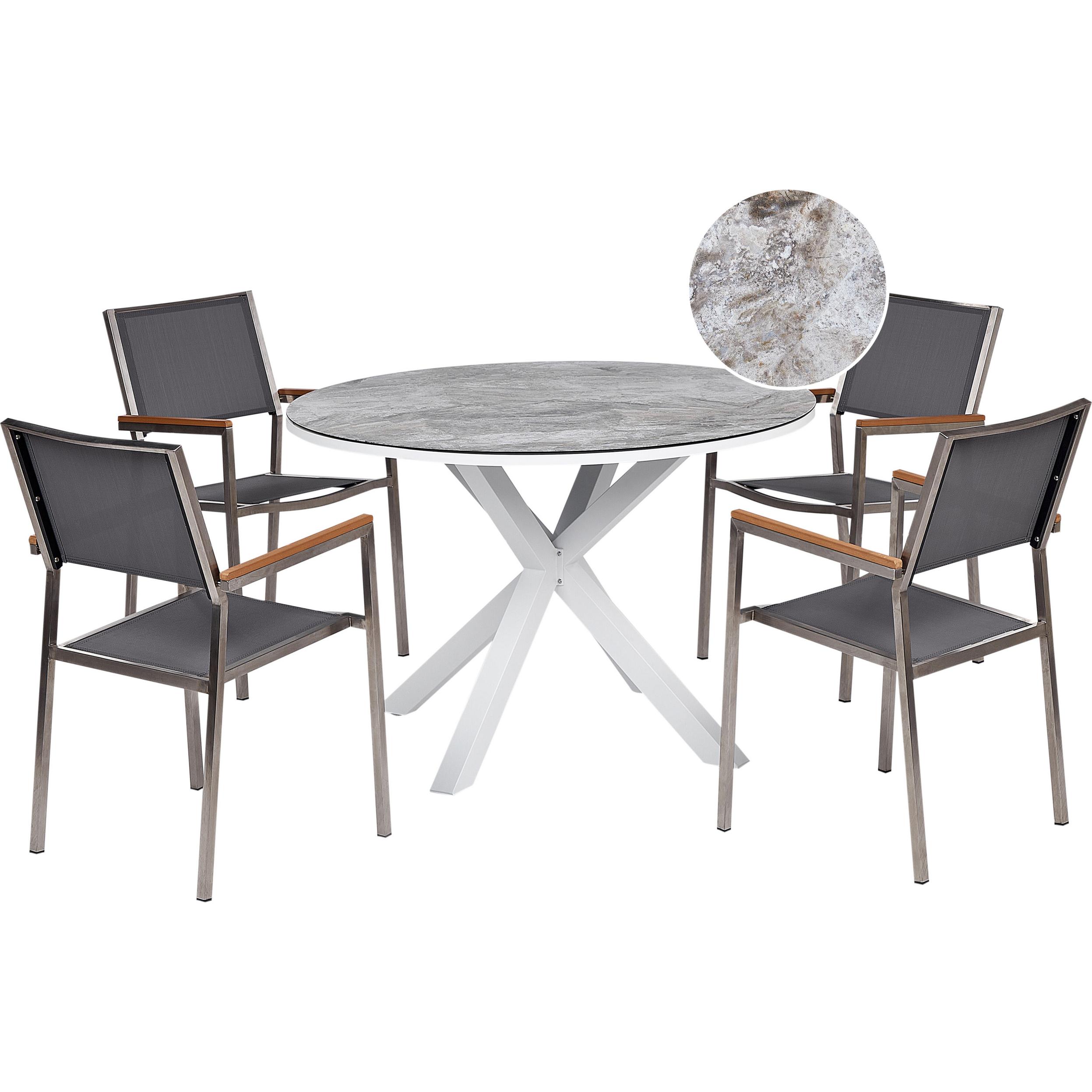 Beliani, Gartentisch + Balkontisch, Maletto/Grosseto (120 cm)