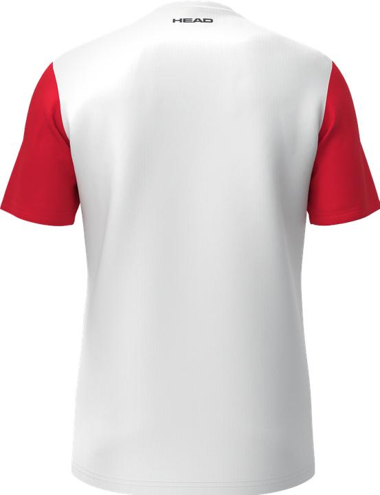 Produktbild Head Club 25 Tech T-Shirt Herren Rot/Weiss (L)