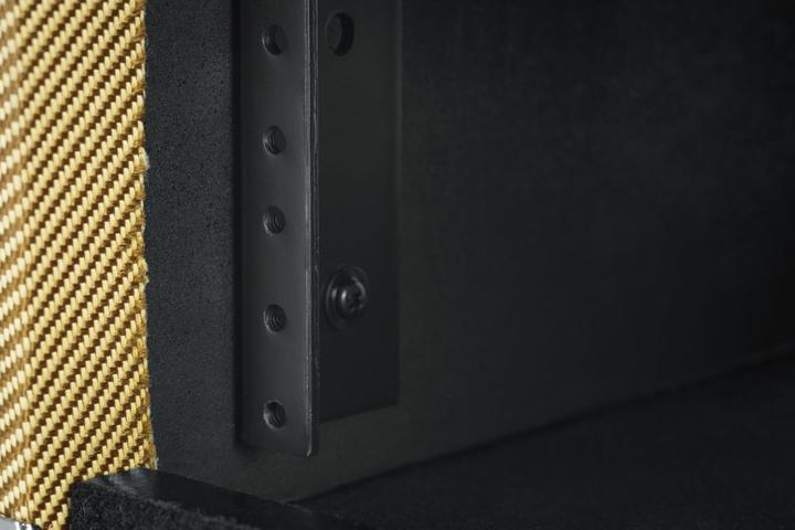 Actual product image Gator Cases GR-RETRORACK-3TW Retro Rack Vintage Amp Vibe Rack Case 3U Tweed (Accessories)