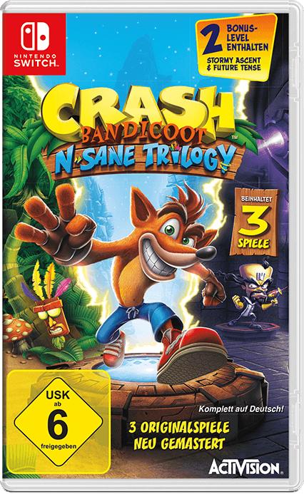Image du produit Activision Crash Bandicoot - Trilogie N' Sane (Switch, DE)