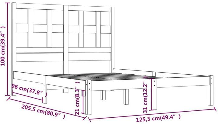 Image du produit vidaXL Zenochka (120 x 200 cm)