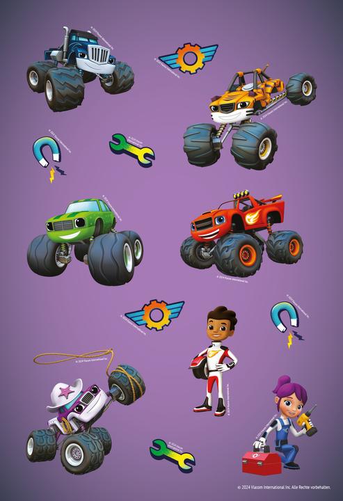 Produktbild Panini Blaze und die Monstermaschinen: Superstarker Sticker- und Malspass