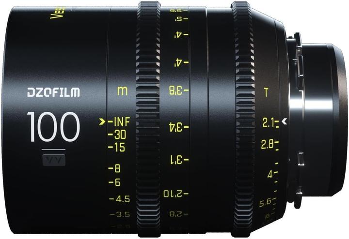 Actual product image Dzofilm Vespid Prime 100mm T2.1 Cinema Lens (full size)