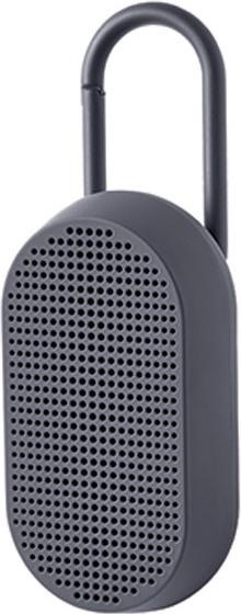 Actual product image Lexon Mino T Wodoodporny głośnik z podstawką i karabińczykiem szary/grey LA124G (Wireless)