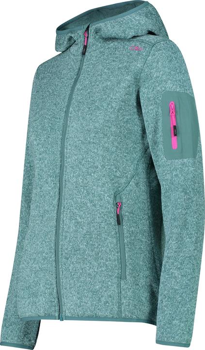 Actual product image CMP Campagnolo Women's Jacket Fix Hood Jacquard Knitted 3H19826 (40)