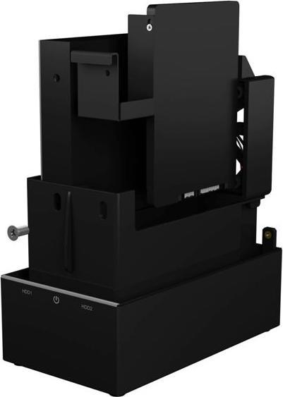 Produktbild Icy Box IB-RD3621-C31 Externes 2-Bay-RAID-Gehäuse für 2x 2,5-Zoll- oder 3,5-Zoll-SATA-Laufwerke (2.5", 3.5")