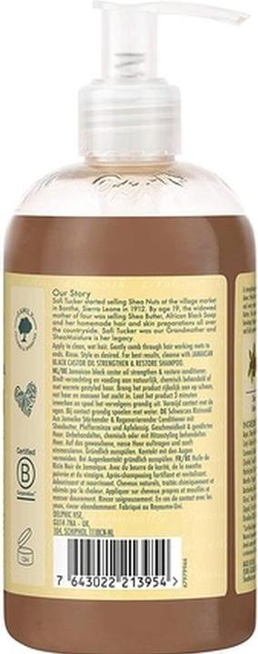 Actual product image Shea Moisture Jamaican Black Castor Oil Strengthen & Restore Conditioner with Shea Butter, Peppermin (384 ml)