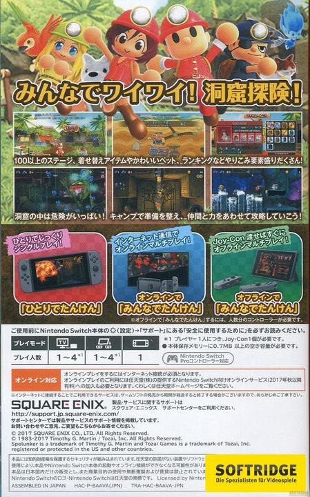 Actual product image Square Enix Minna de Waiwai! Spelunker (Switch, Switch Lite, Switch OLED, Multilingual)