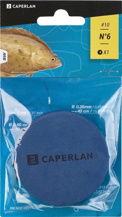 Actual product image Caperlan Leader flatfish surf fishing
