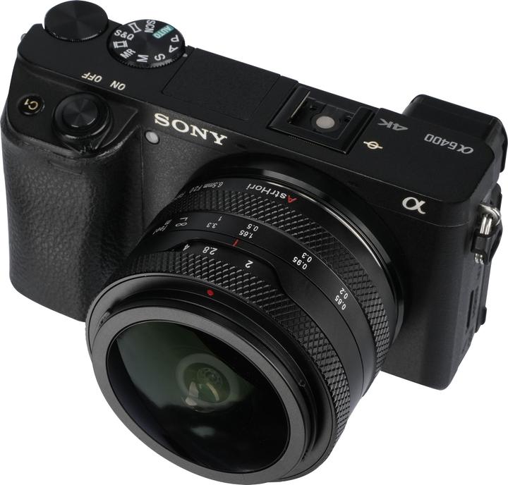 Produktbild AstrHori 6.5mm F2.0 Sony E Mount APS-C Lens Black (Sony E, APS-C / DX)