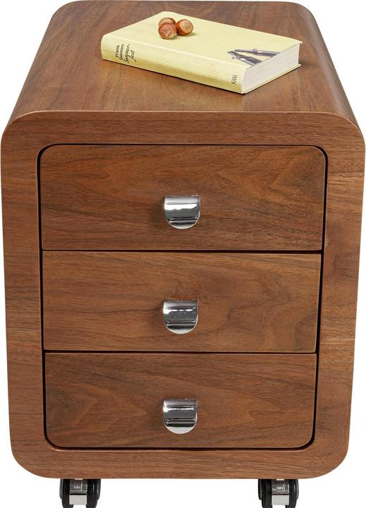 Actual product image Kare Design Rollcontainer Club Walnut