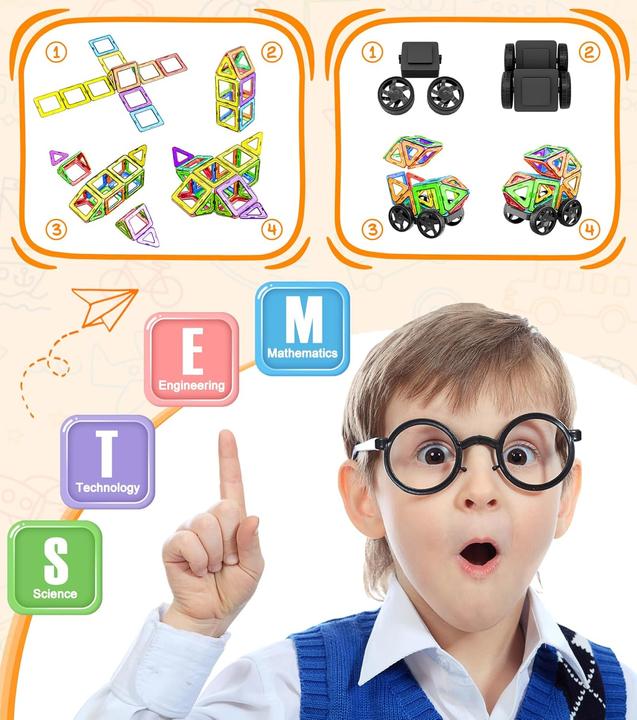 Produktbild Cooljoy 50-teiliges Magnetbausteine-Set