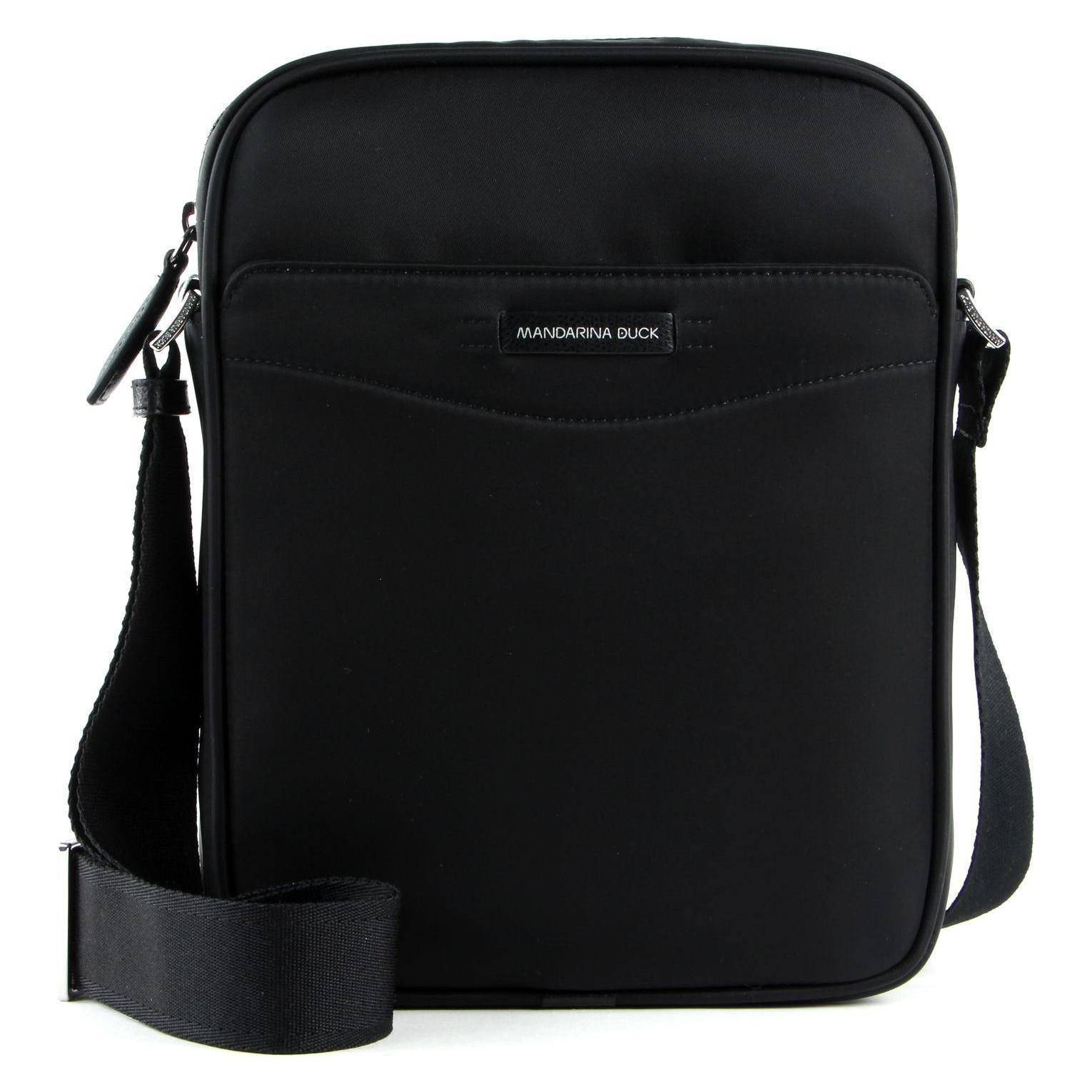 Mandarina Duck, Damen, Handtasche, Eco Times Reporter, Schwarz