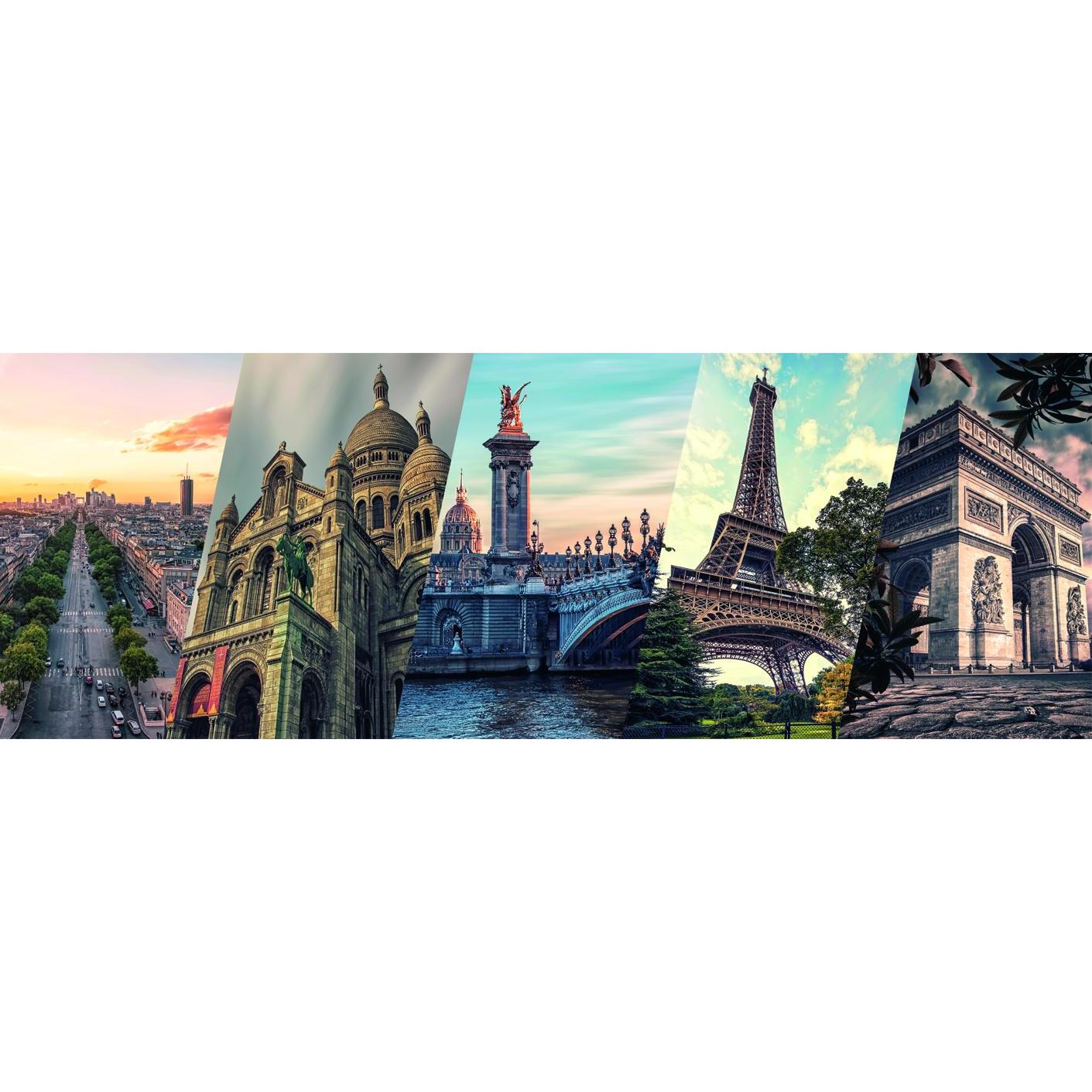 Thumbnail - Dino Panorama-Gehrungssäge 2000 Stk Pariser Collage (2000 Teile)