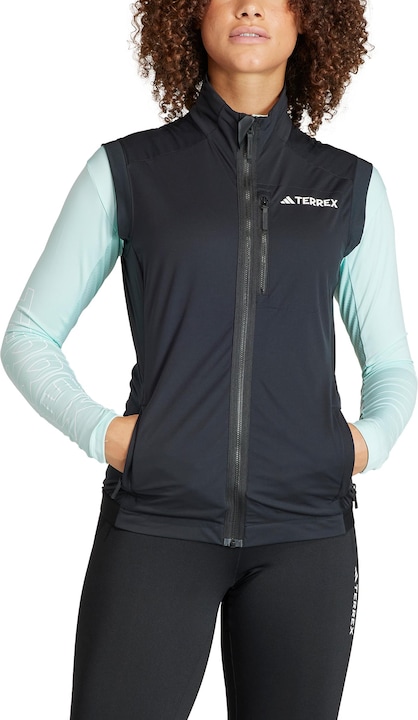 Actual product image adidas Women's Terrex Xperior XCountry Ski Softshell Vest (XS)