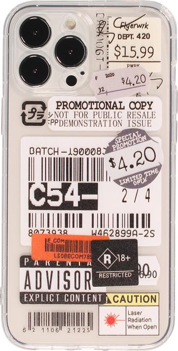 Image du produit PhoneLook Coque Autocollant Vintage Sticker étiquette de prix collage (Apple iPhone 12 Pro Max)