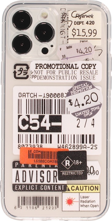 Produktbild PhoneLook Hülle Aufkleber Vintage Sticker Price-tag collage (Apple iPhone 12 Pro Max)