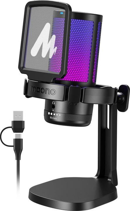 Maono Mikrofon DGM20 czarny (czarny) Kondensatorinis Mikrofonas