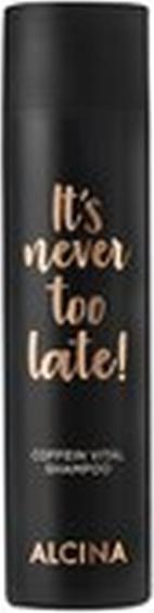Image du produit Alcina It's Never Too Late Caffeine Vital Shampoo 1250ml pour les cheveux clairsemés ou sujets à la chute (1250 ml, Shampoing liquide)