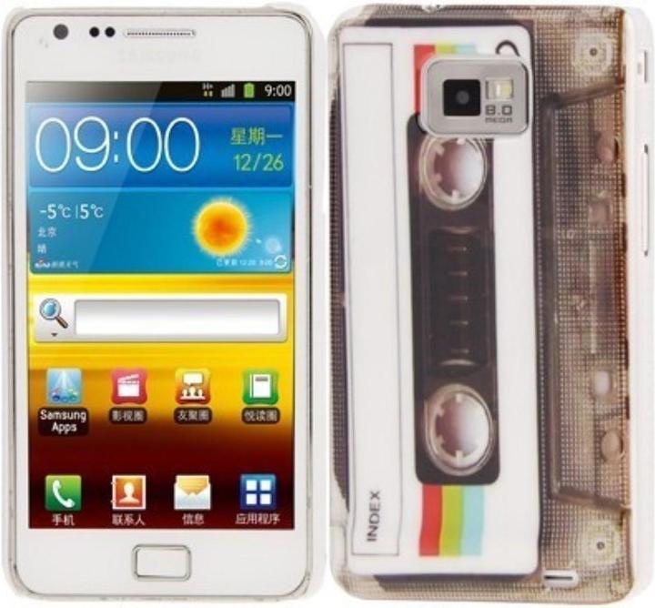 Produktbild König Design Hülle GameBoy + Kassette Retro für Handy Samsung I9100 Galaxy S2 (Samsung Galaxy S2)