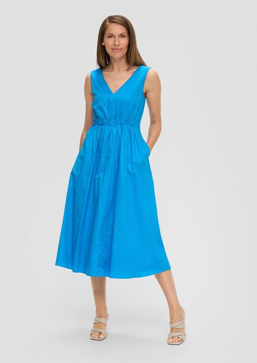 Image du produit s.Oliver Kleid Baumwollkleid mit Raffung (42)