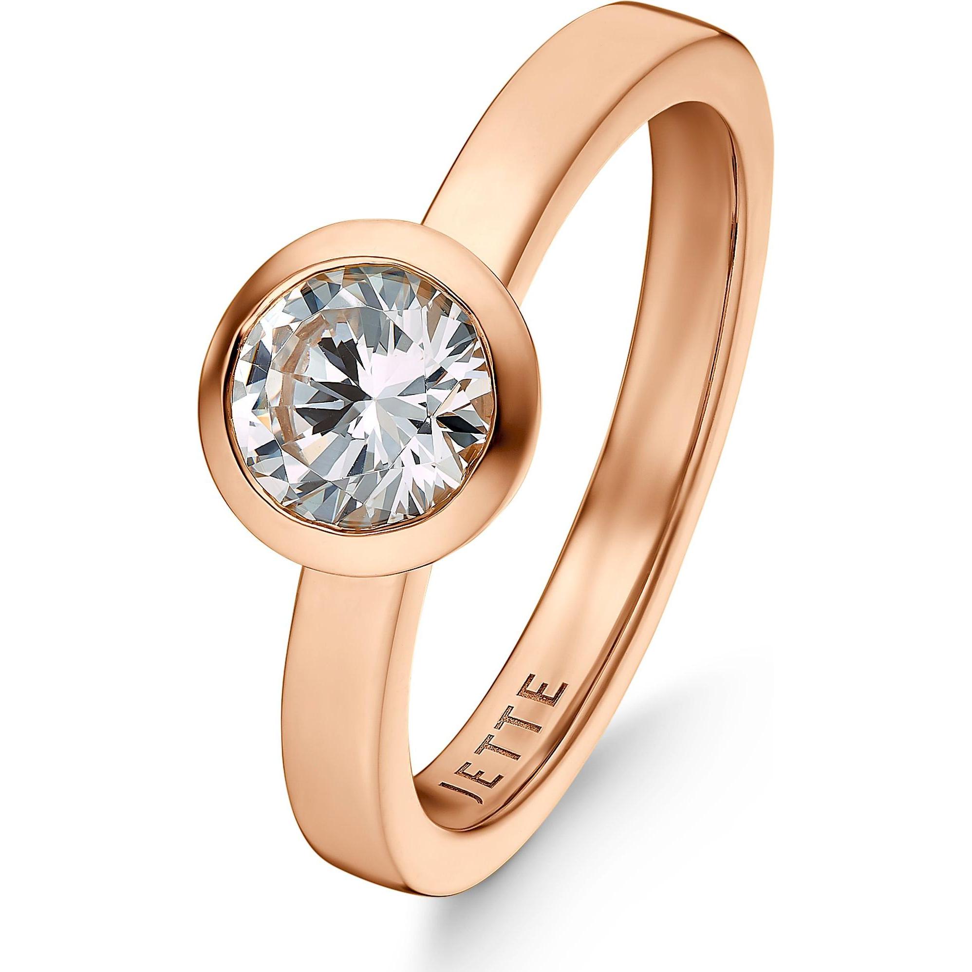 Jette, Ring, Damenring SOLITAIRE, (53, 925 Silber)