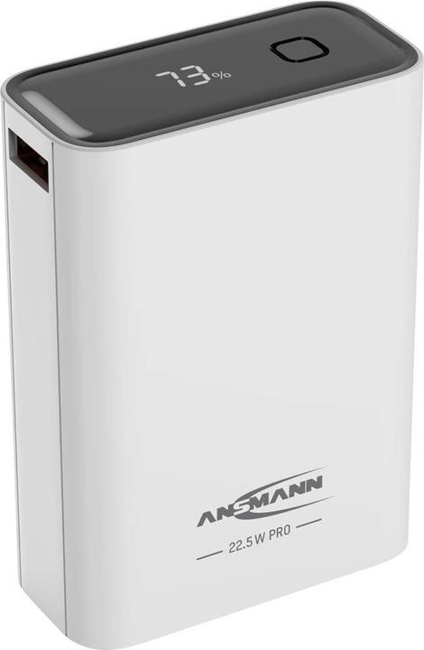Image du produit Ansmann Banque d'alimentation 20000 mAh PB222PD blanc (20000 mAh, 22.50 W, 88 Wh)