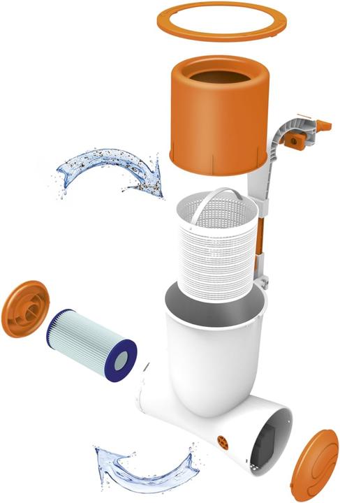 Produktbild Bestway Skimatic™ 2-in-1 Einhängeskimmer/Filterpumpen-Kombination 3.974 l/h, 73 W