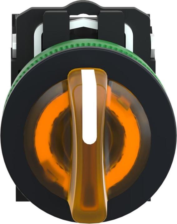 Actual product image Schneider Electric Schneider illuminated selector switchXB5FK135M5compl Flush plastic or 30mm 230V