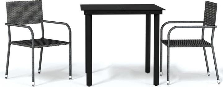 Produktbild vidaXL Garten Essgruppe (80 x 80 x 74 cm)