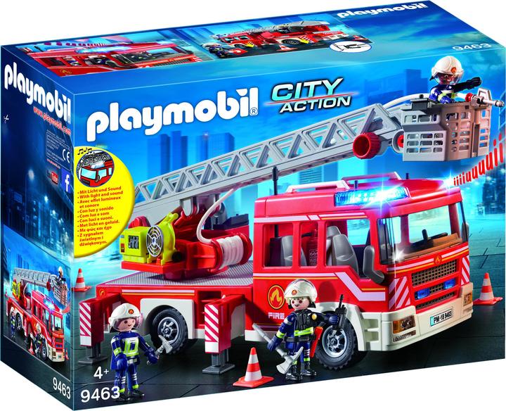 Playmobil Fire department ladder truck (9463, Playmobil City Action)