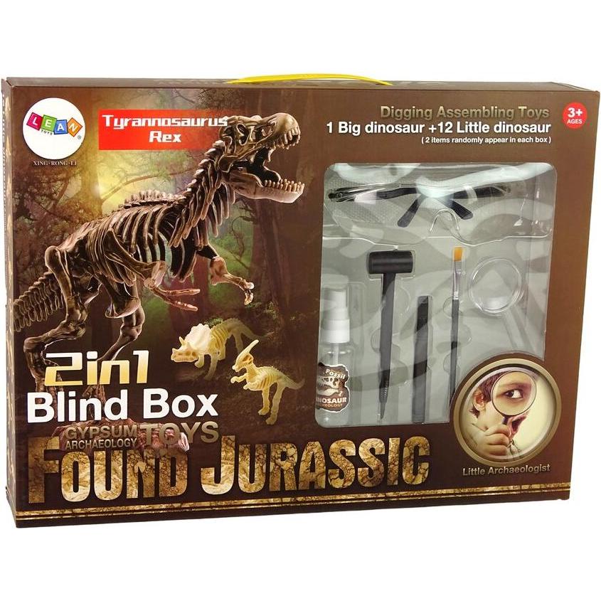 Lean Toys Archäologie 2-in-1 Dinosaurier-Skelett-Tyrannosaurus-Set (35677764)