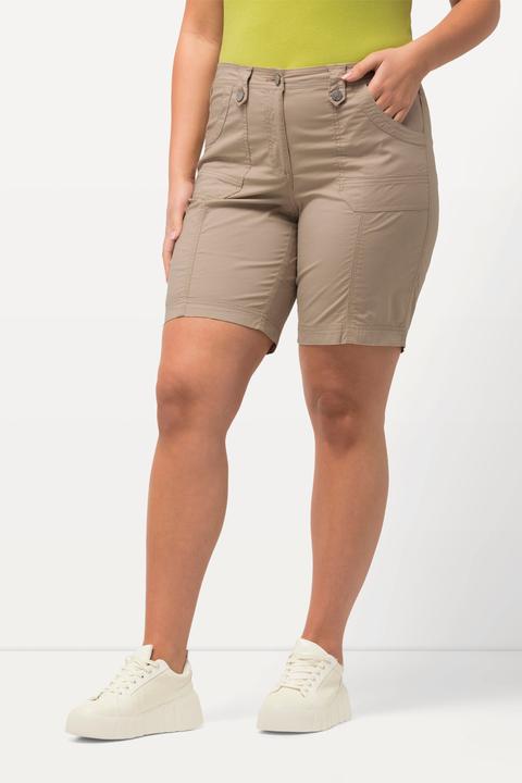 Produktbild Ulla Popken Cargo-Bermuda, Komfortbund, 4-Pocket-Schnitt (56)